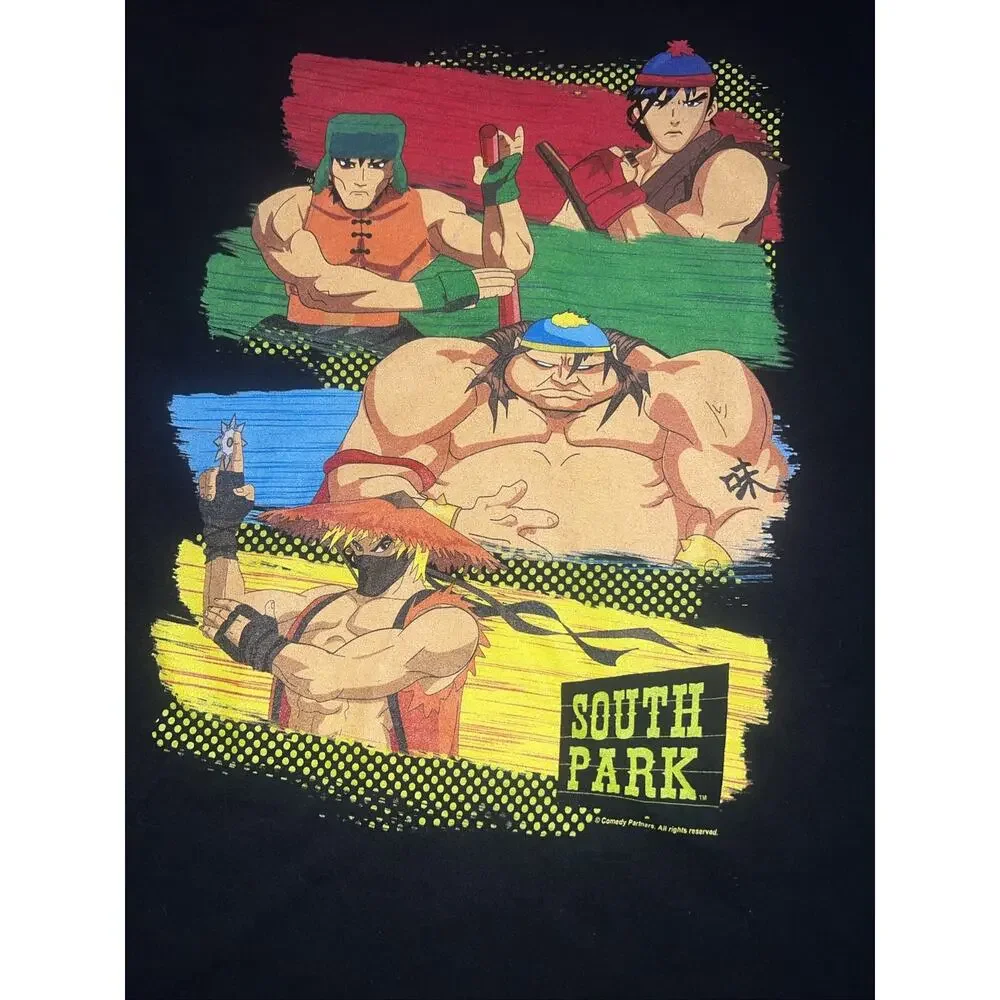 South Park Anime Shirt - Size Small Black T-Shirt Comedy Partners - Picture 4 of 9